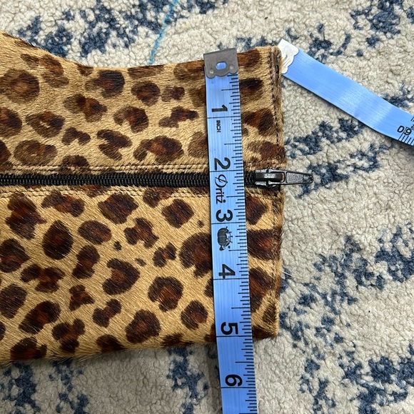 90’s Y2K Animal Print Square Toe Heel Boots Leather Shoes Size 8 - Picture 15 of 16